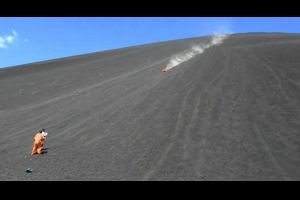 Vulkanboarden auf dem Cerro Negro