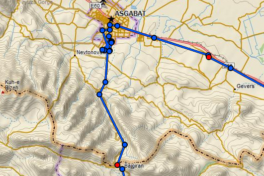 InReach Route