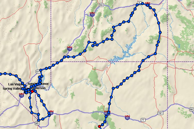 InReach Route