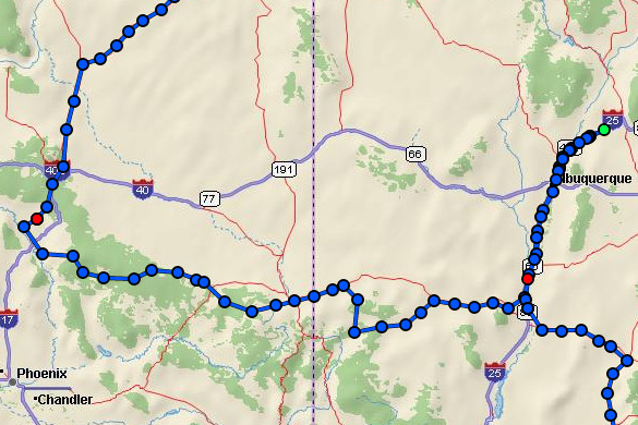 InReach Route