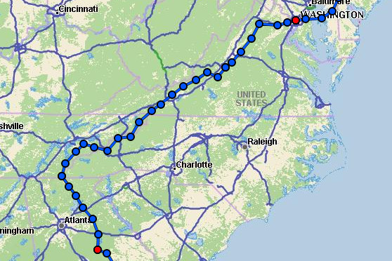 InReach Route