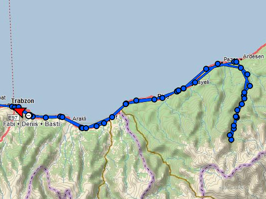 InReach Route