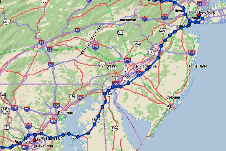 InReach Route