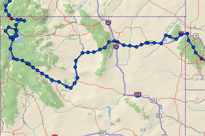 InReach Route
