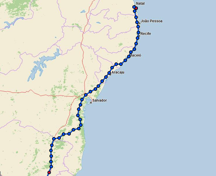 InReach Route